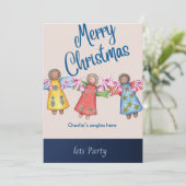 Carte de Noël Charlie's Angles (Debout devant)
