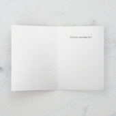 Carte de Noël Chatons qui s'embrassent sous le Gui (Intérieur)