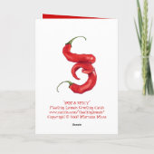 Carte de Noël chaude et épicée (Dos)