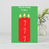 Carte de Noël chaude et merveilleuse (Debout devant)