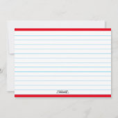 Carte de Noël Cher Père Noël (Dos)