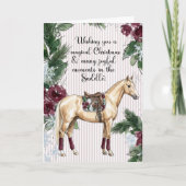 Carte de Noël Cheval (Devant)