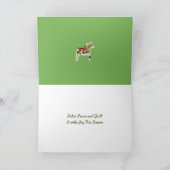 Carte de Noël Cheval de Quilter's Dala (Intérieur)