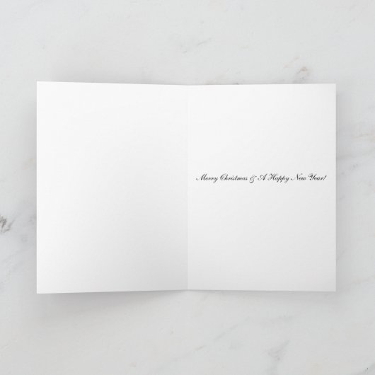 Carte de Noël Cheval Saddlebred (Intérieur)