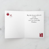 Carte de Noël chic femme afro-américaine (Intérieur)