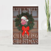 Carte de Noël Chickie Boom-Boom (Devant)