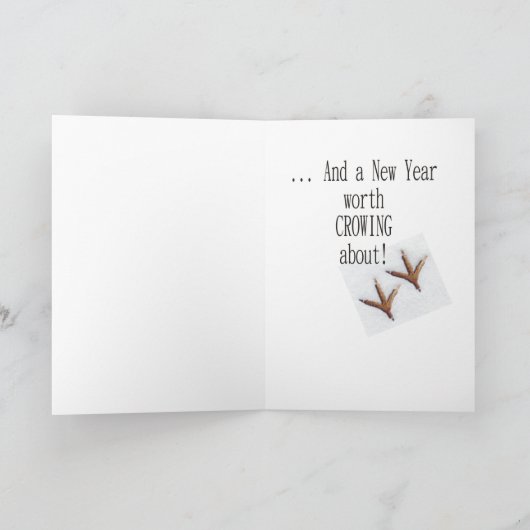 Carte de Noël Chickie Boom-Boom (Intérieur)