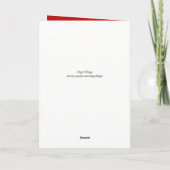 Carte de Noël Chien à Chien à Chien à Chien à Chie (Dos)