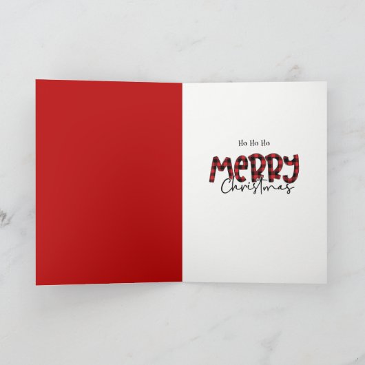 Carte de Noël Chien à Chien à Chien à Chien à Chie (Intérieur)