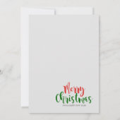 Carte de Noël Chien animal de compagnie photo Coll (Dos)