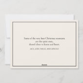 Carte de Noël Chien Retriever doré Présente (Dos)