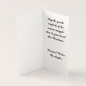Carte de Noël Chien sur Fauteuil à Bascule (Inside)