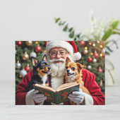 Carte de Noël Chihuahua (Debout devant)