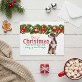 Carte de Noël Chihuahua