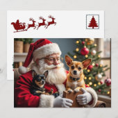 Carte de Noël Chihuahua (Devant / Derrière)
