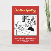 Carte de Noël Chiropraticien (Devant)