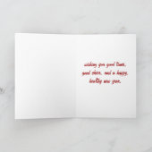 Carte de Noël chiropratique (Intérieur)