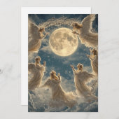 Carte de Noël Chœur Angélique (Devant / Derrière)