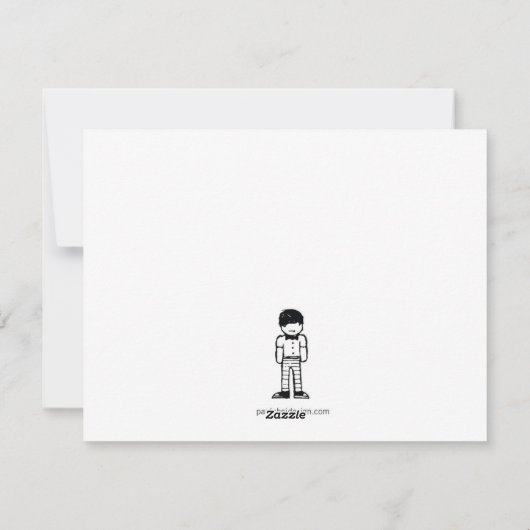 Carte de Noël Choi (Dos)