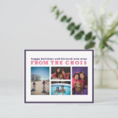 Carte de Noël Choi (Debout devant)