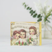 Carte de Noël Choir vintage (Debout devant)
