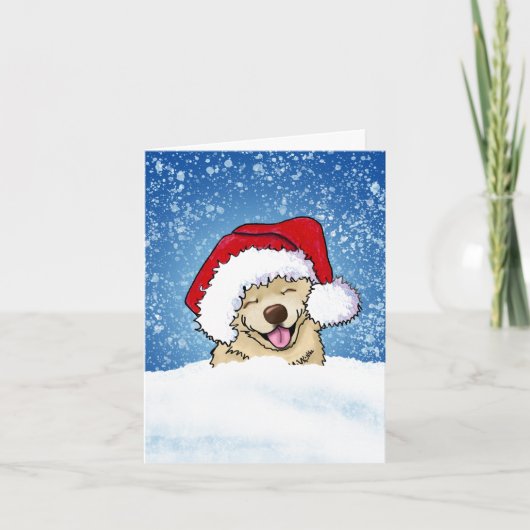 Carte de Noël Chow souriante (Devant)