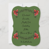 Carte de Noël chrétienne (Devant)