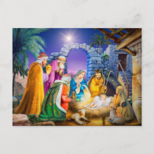 Carte de Noël chrétienne