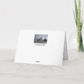 Carte de Noël chrétienne avec message évangélique (Dos)