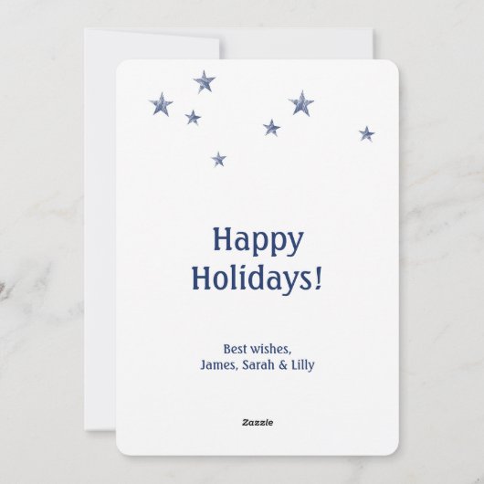 Carte de Noël chrétienne Joy to the World! (Dos)