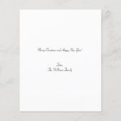 Carte de Noël chrétienne pas chère (Dos)