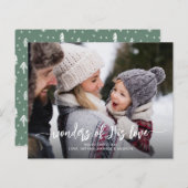 Carte de Noël chrétienne religieuse (Devant / Derrière)