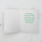 Carte de Noël chrétienne religieuse Jésus & ange (Intérieur)