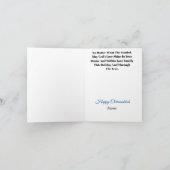 Carte de Noël Chrismukkah en silhouette dorée (Intérieur)