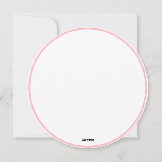 Carte de Noël circulaire (Dos)