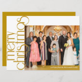 Carte de Noël classique (Devant / Derrière)