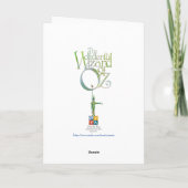 CARTE DE NOËL CLASSIQUE DU MAGICIEN D'OZ (Dos)