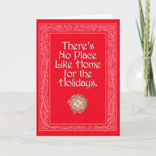 CARTE DE NOËL CLASSIQUE DU MAGICIEN D'OZ (Devant)