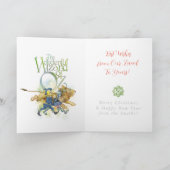 Carte de Noël Classique du Magicien d'Oz ROUGE (Intérieur)