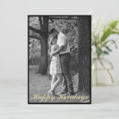 Carte de Noël classique et plate (Debout devant)