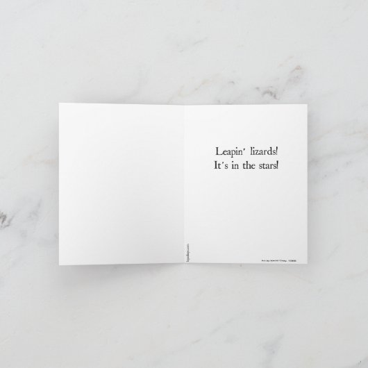 Carte de Noël classique Harold Grey/Annie (Intérieur)