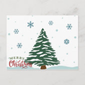 Carte de Noël classique moderne, Noël personnalisé (Devant)