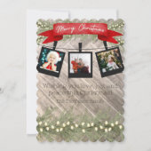 Carte de Noël classique personnalisée (Devant)