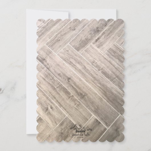 Carte de Noël classique personnalisée (Dos)