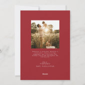 Carte de Noël classique Watercolor Wreath (Dos)