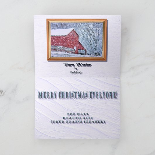 Carte de Noël CLC 1 (Intérieur)