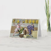 Carte de Noël Clowns Victorien (Devant)