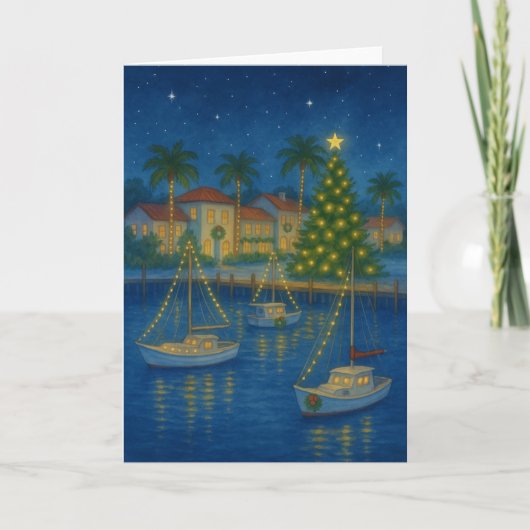 Carte de Noël Coastal Tropics (Devant)