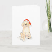 Carte de Noël Cockerpoo (Devant)