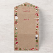 Carte de Noël Collage Recette Photo Noël (Dehors)